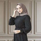 Abaya à pois