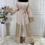 Abaya Kimono Chic beige avant