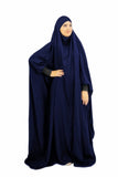 Jilbab Saoudien Bleu foncé