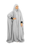 Jilbab Saoudien Gris