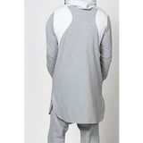 Qamis Gris Homme