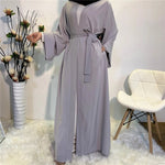 Abaya Kimono Dubai Gris