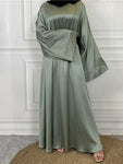 Abaya Satin Menthe