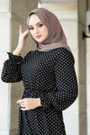 Abaya à pois